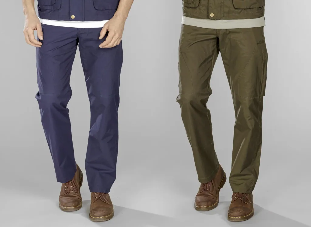 Outdoorhose, Gesäßtasche mit Reißverschluss, Farbe blaugrau, Gr.58