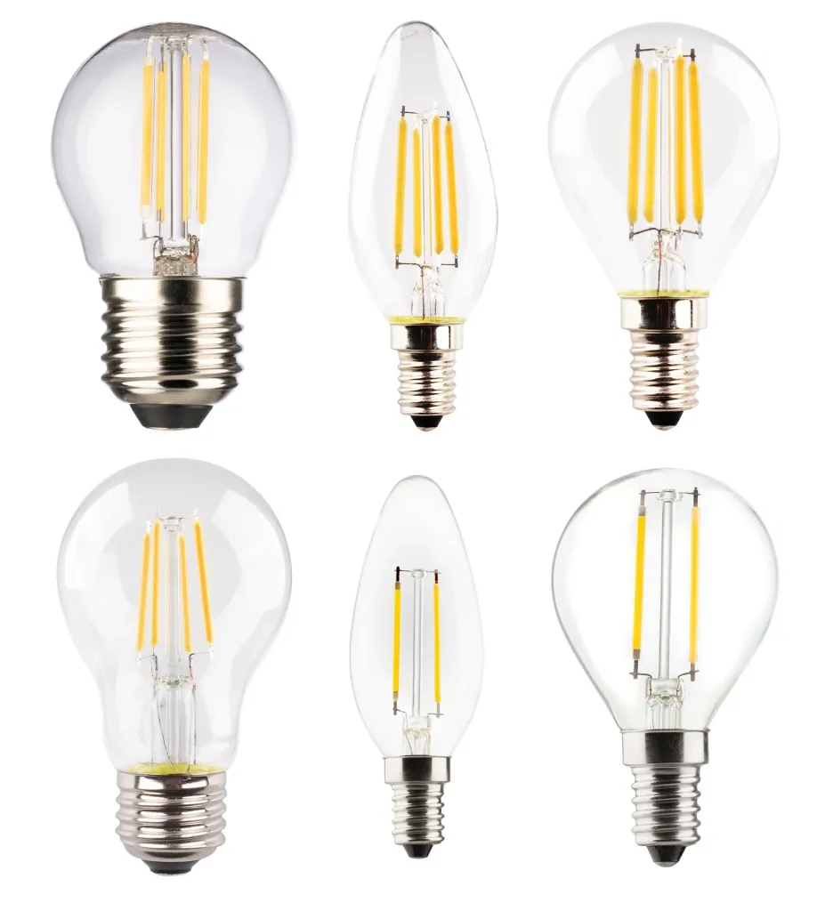 Retro LED Tropfenlampe mit 2,5 Watt, E14, warmweiß