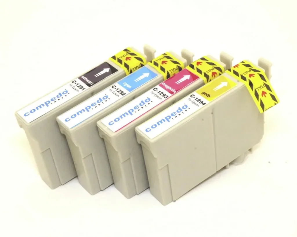 Druckerpatrone für Epson T1291-4 4er Multipack in den Farben cyan, gelb, magenta und schwarz