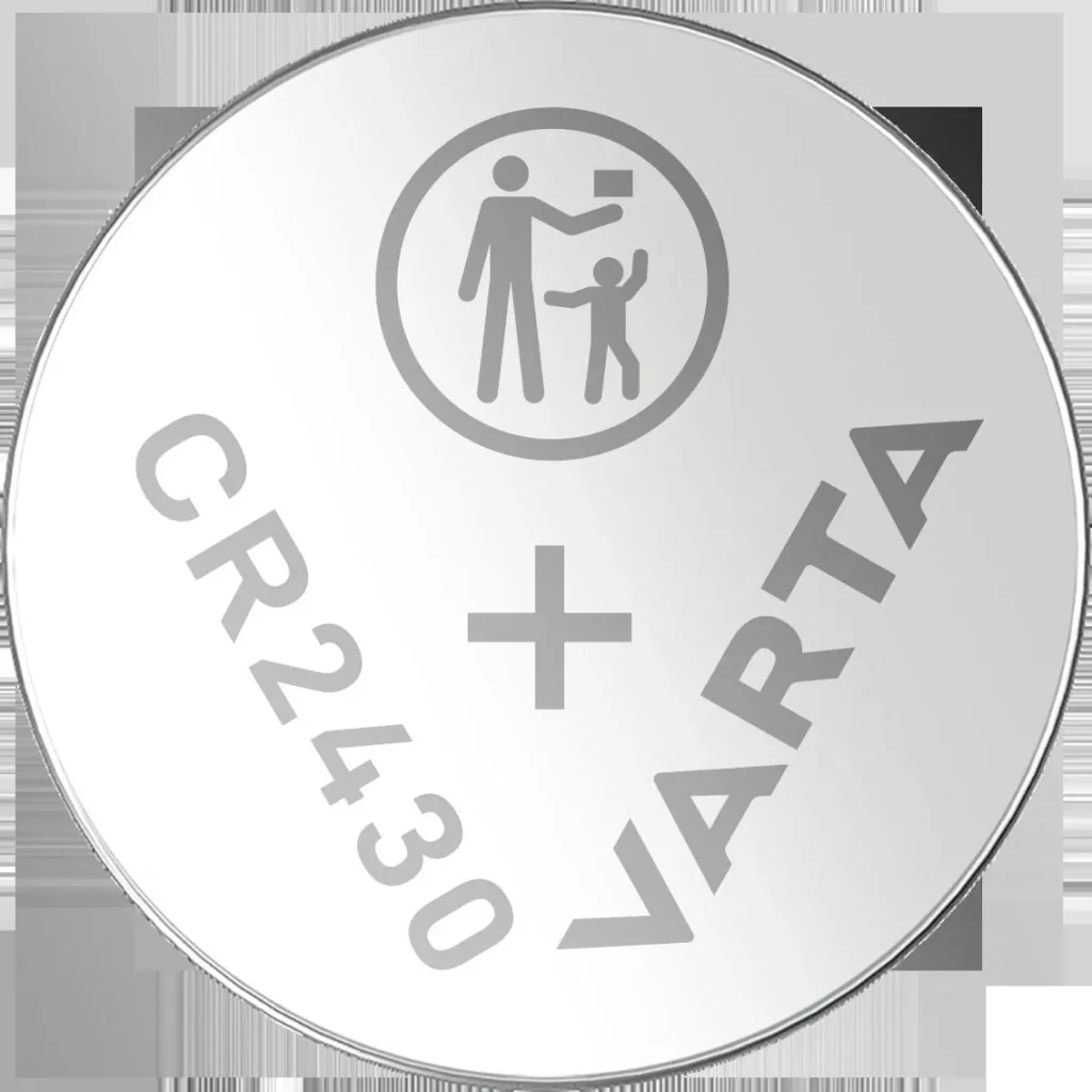 Lithium-Knopfzellenbatterie CR2430, 3 V, 280 mAh, 1 Stück
