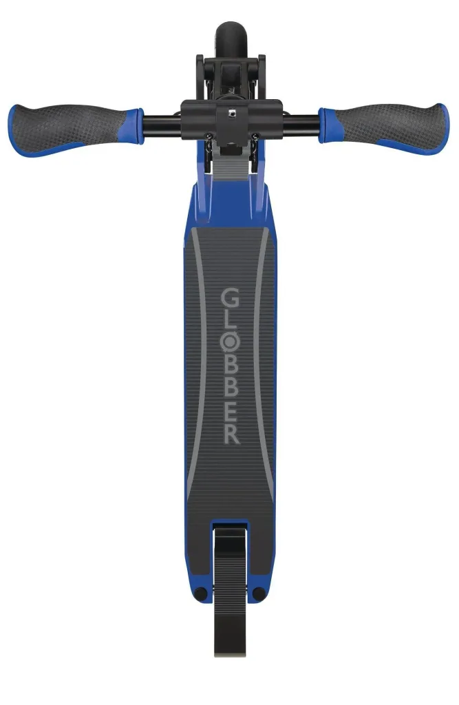 ONE K 125 Tretroller, 125 mm extra breit, ABEC 7, höhenverstellbar, Klappmechanismus, blau