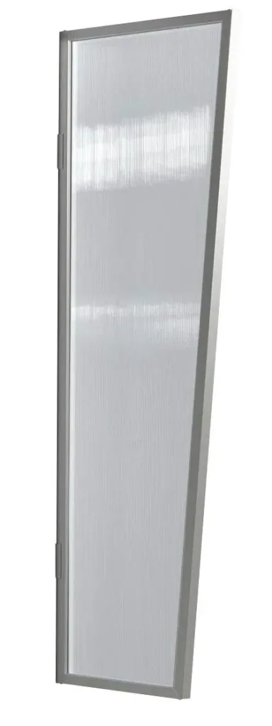 Seitenblende für B2 PC Klar, 1750 x 600 x 450 mm, Edelstahl