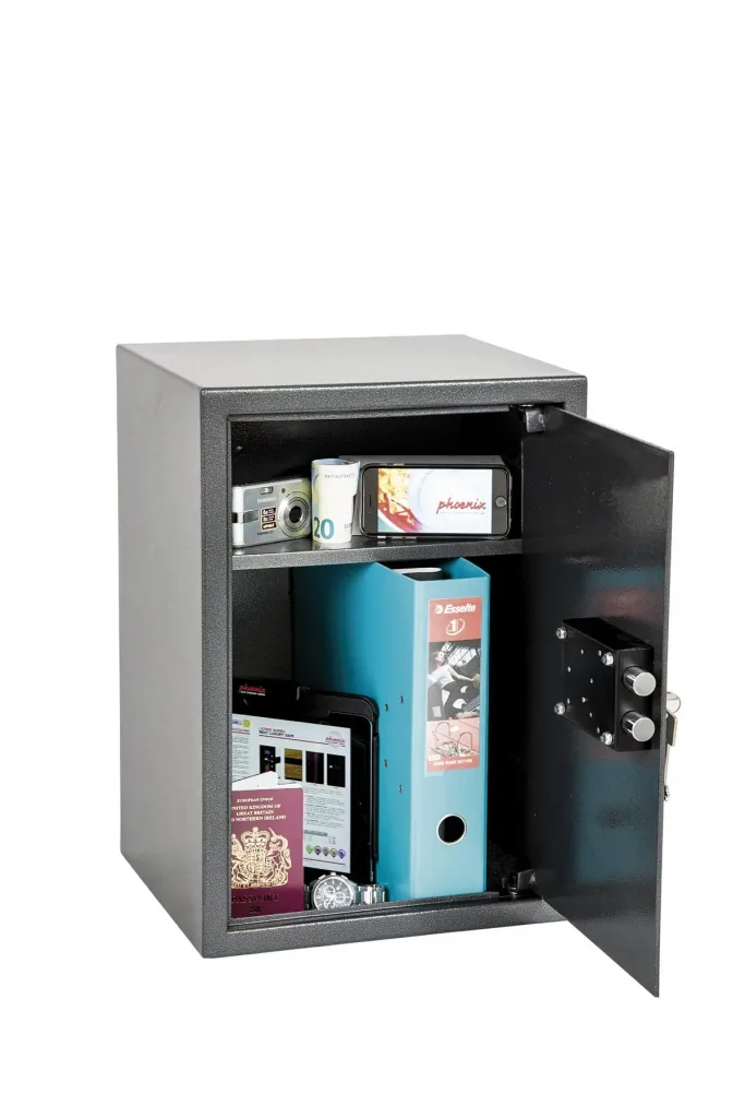 Tresor Vela Home & Office mit Schlüsselschloss Außenmaße 500 x 350 x 310 mm