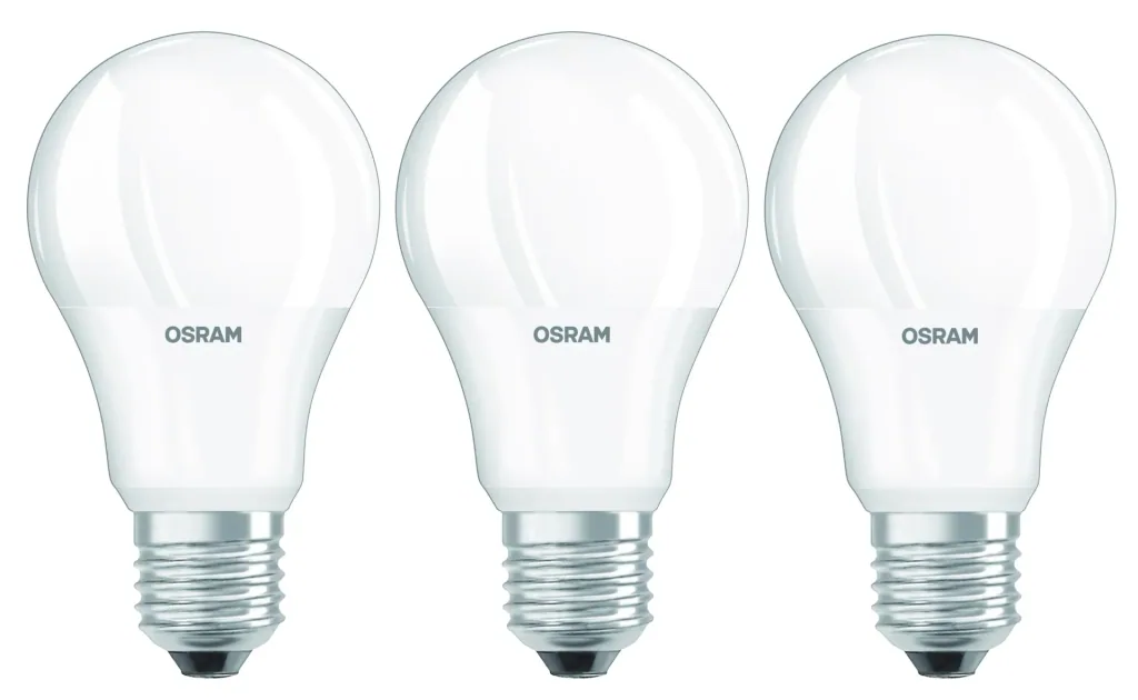 LED Classic Kerzenlampe mit 5,5 Watt, E14, matt, warmweiß - im 3er Set