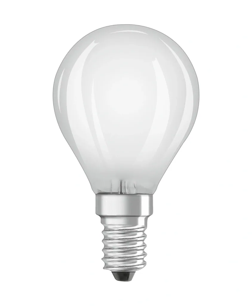 LED SUPERSTAR RETROFIT Tropfenlampe mit 5 Watt, E14, kaltweiß, matt, dimmbar
