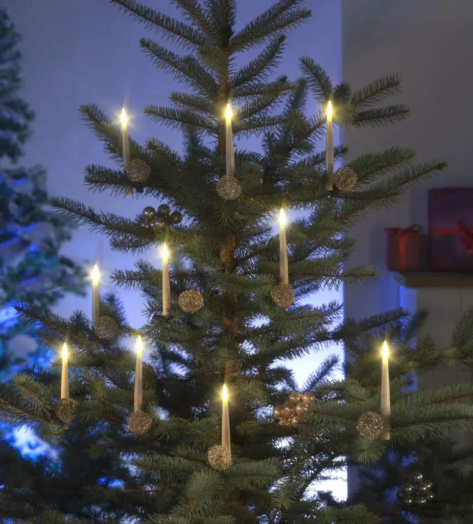 Kabellose Spitzkerzen mit Fernbedienung - 10er Set