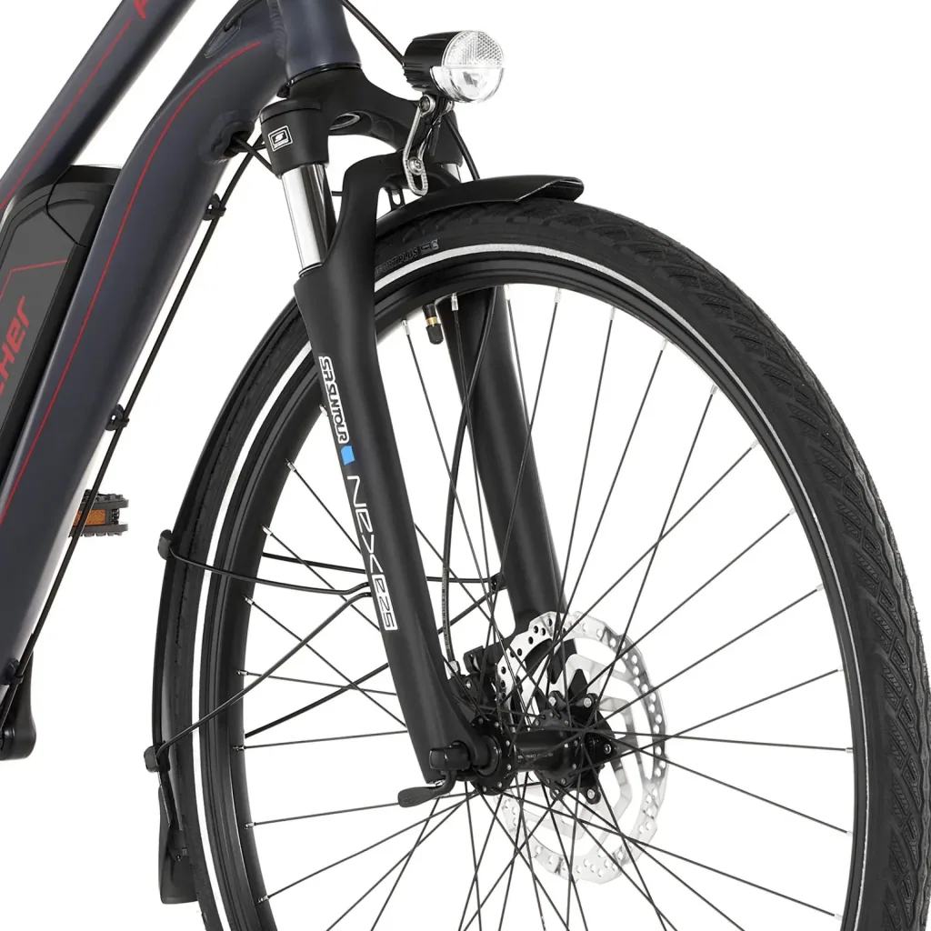 Damen E-Bike Trekking, 28 Zoll Rahmengröße 44 cm, 8-Gang Kettenschaltung, anthrazit matt, VIATOR 1.0