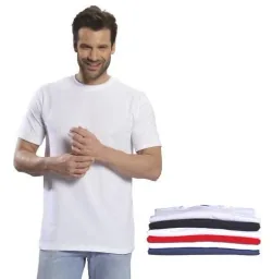 T-Shirt mit Rundhalsausschnitt, Farbe rot Gr.XL