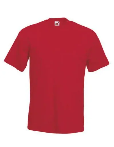 T-Shirt mit Rundhalsausschnitt, Farbe rot Gr.XL