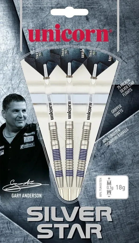 Silver Star Gary Anderson Steel Darts