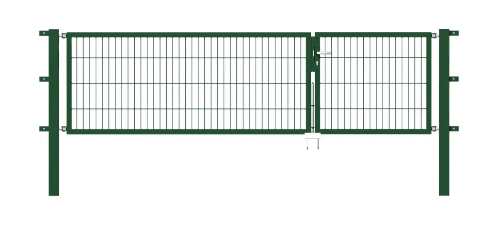 Doppeltor-Set Flexo inkl. Pfosten 1 + 2 x 0,8 m grün
