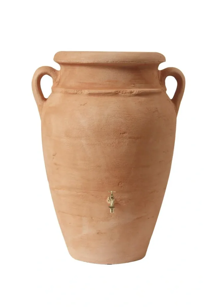 2 in 1 Regentonne "Antik Amphore" - 250 L, terrakotta