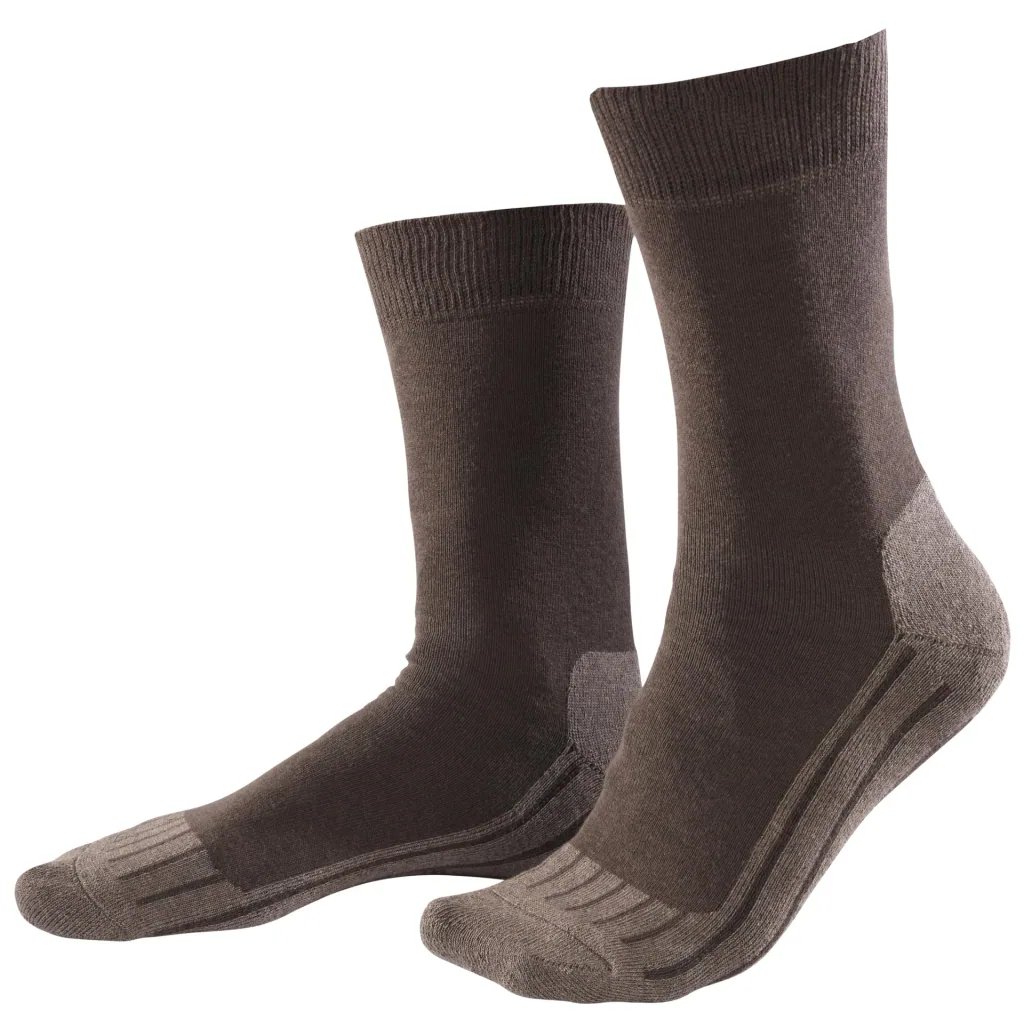 Wandersockenn 2er Pack, Farbe braun, Gr.43/46