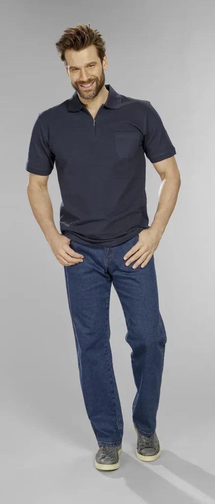 Extraleichte Reisejeans, Farbe blue stone, Gr.30