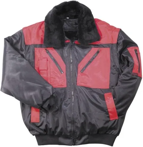 Ganzjahres Blouson, Farbe rot/ schwarz, Gr. L