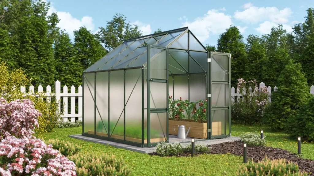 Gewächshaus Domus 6700 HKP 6 mm, Farbe smaragd