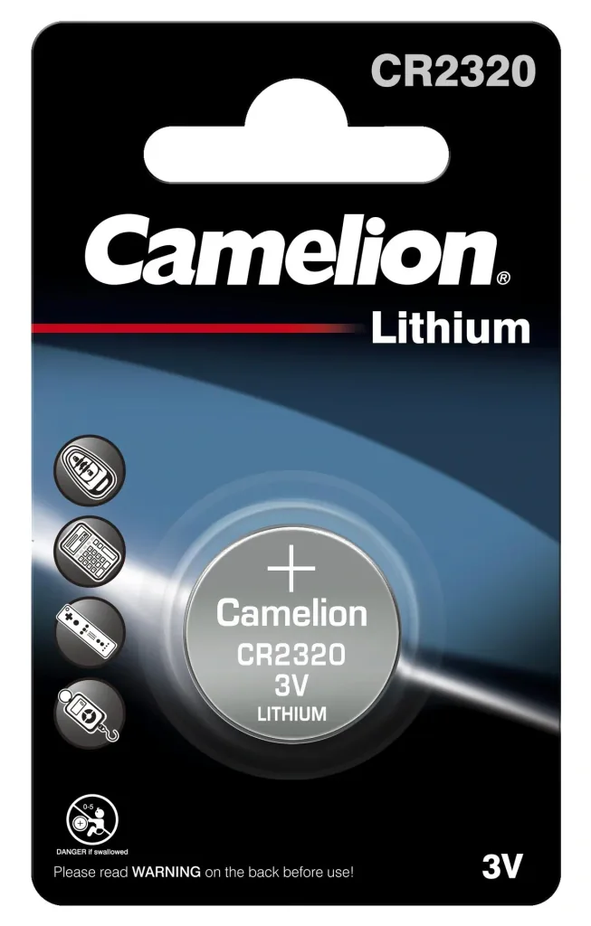 Lithium Knopfzelle CR2320, 3V - 1 Stück