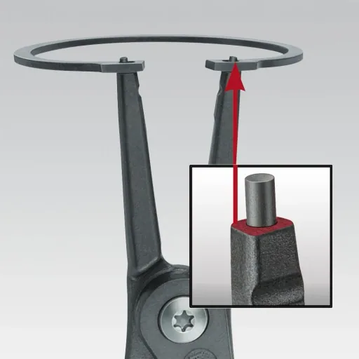 Präzisions - Sicherungsringzange 180 mm für Außenringe