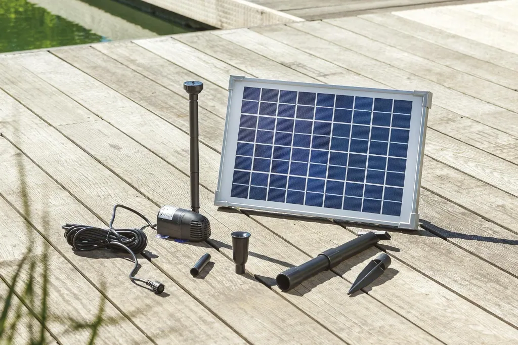 Solarpumpensystem "Splash" mit 10 W Solarmodul, 610 l/h, max. 150 cm