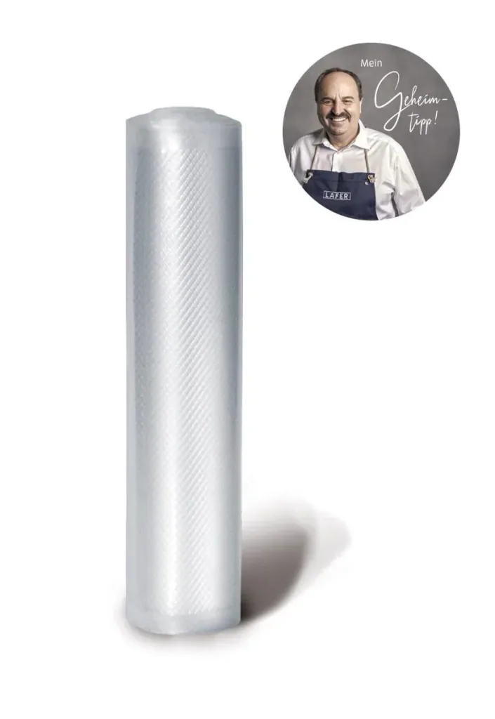 XXL Profi Folienrolle, 40 x 1000 cm, 1 Stück inkl. Food Manager Etiketten