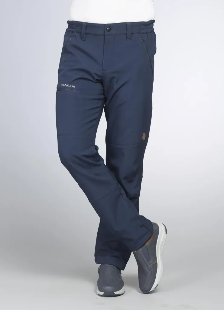Outdoorhose mit Futter, Farbe marine, Gr.48