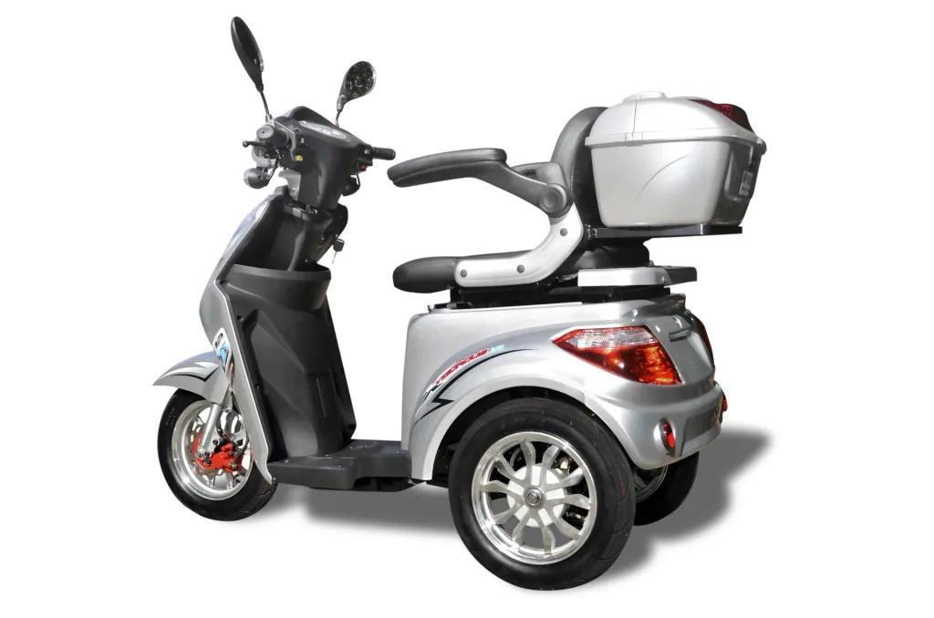 Senioren Roller silber - 30 Ah Li-Io Akku - 25 km/h - Seniorenmobil