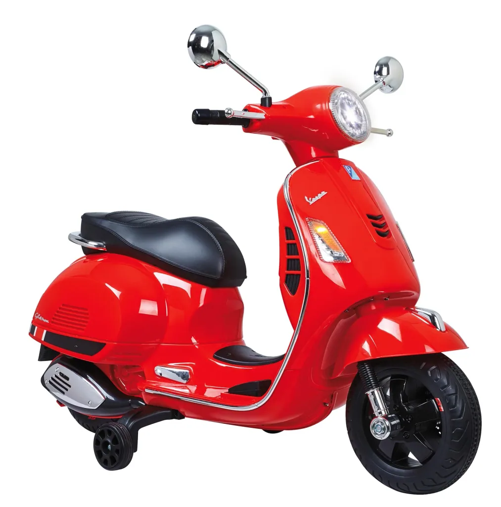 Ride-on Vespa für Kinder, 12 Volt, Rot