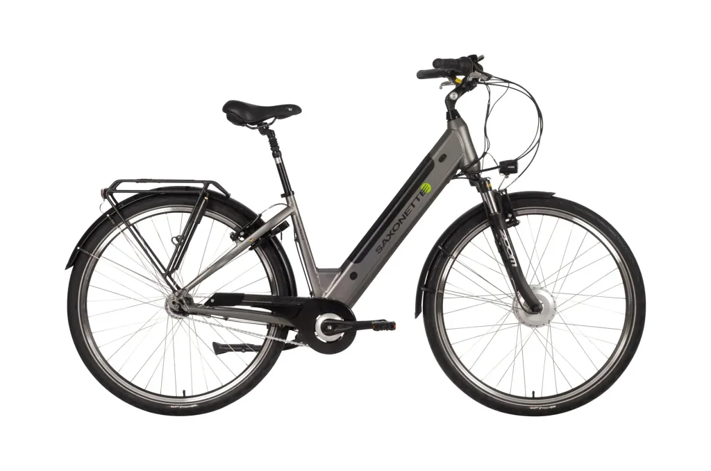Unisex City E-Bike, 28 Zoll, Rahmenhöhe 45 cm, 7-Gang Nabenschaltung, silber, Hamburg