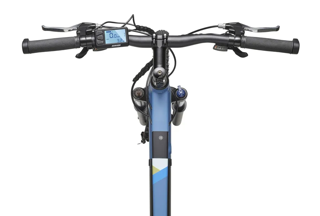 Unisex Alu MTB E-Bike, 27,5 Zoll, 24-Gang Kettenschaltung, blau, Aufsteiger M935 Fully