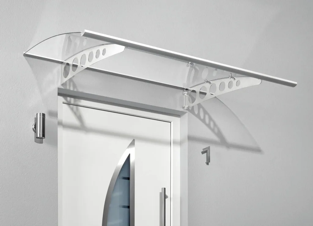 Pultvordach Typ PT/ET, 1600 x 900 x 225 mm, Edelstahl - 15 kg