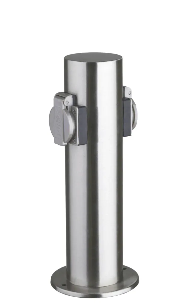 Edelstahl Energieverteiler 2-fach