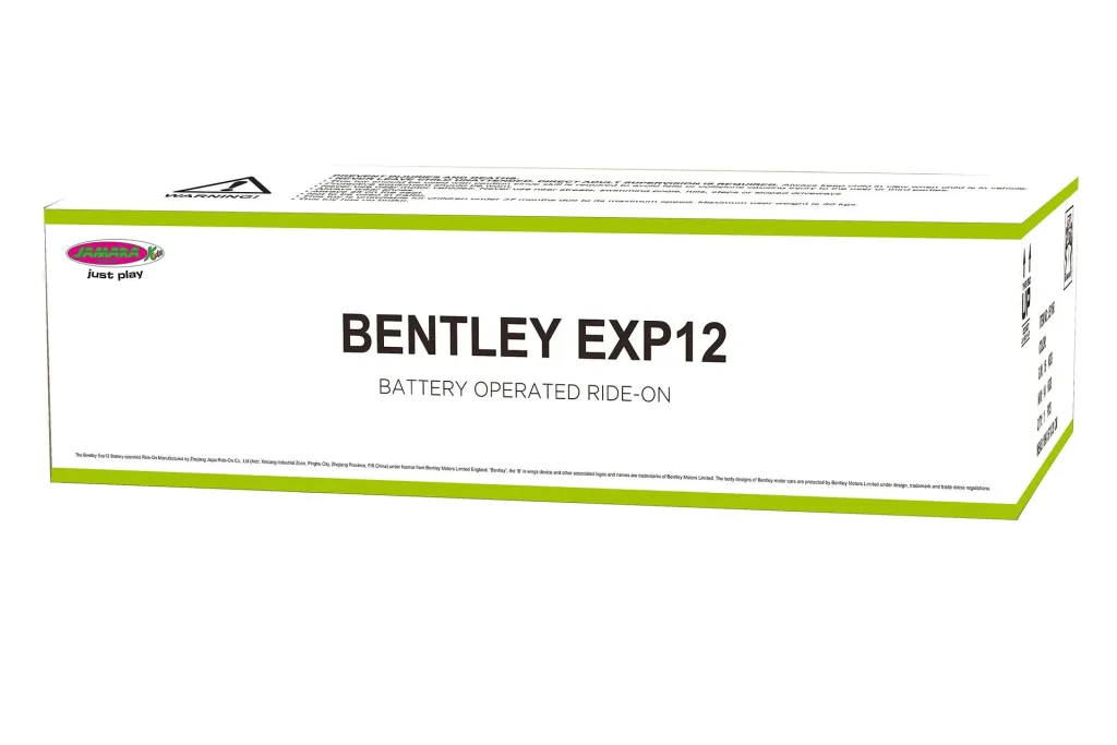 Ride-on Bentley EXP12 für Kinder, 12 Volt, Grün