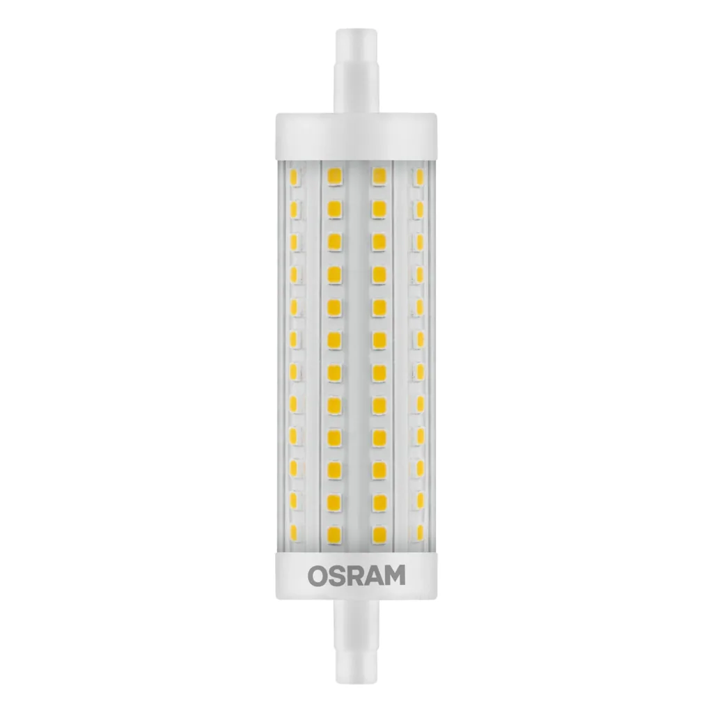 LED Star Line Reflektorlampe, 15 Watt, R7S, 118mm, warmweiß