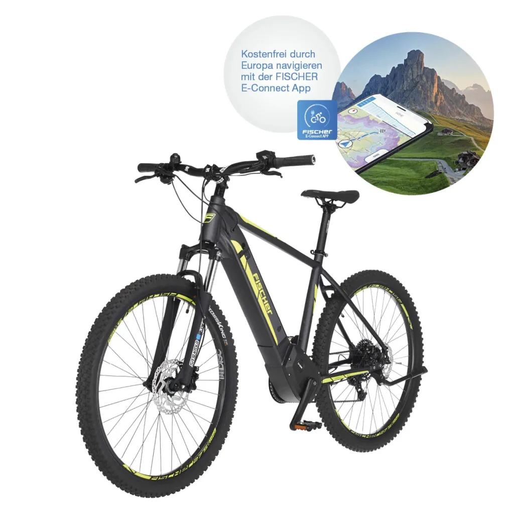 Unisex E-Bike MTB, 29 Zoll, Rahmengröße 46cm, 10-Gang Kettenschaltung, schiefergrau matt, MONTIS 5.0i