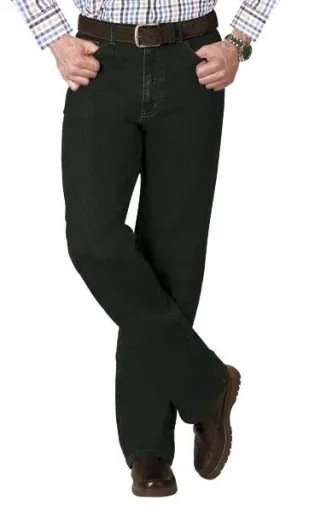 5 Pocket Stretch Jeans, Farbe schwarz, Gr. 30