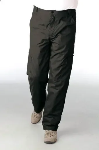 Outdoorhose mit Baumwollfutter, Farbe schwarz, Gr.48