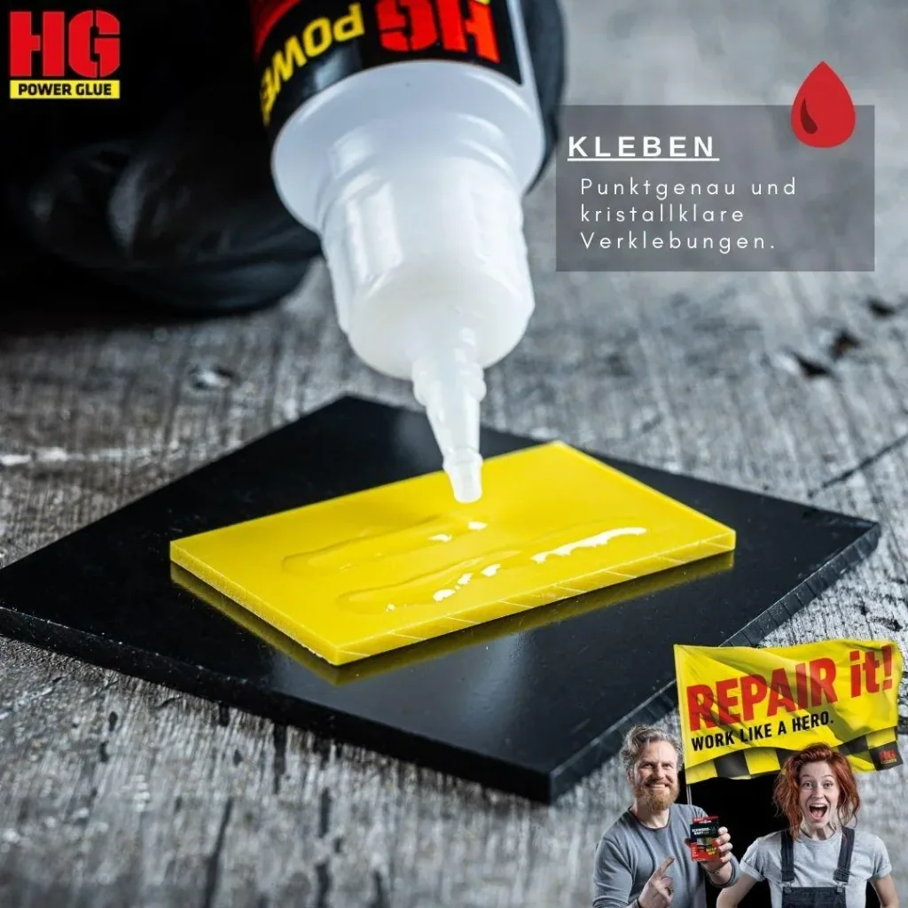 SADF Regular Set, Schweißnaht aus der Flasche, Kleber 20 g + Granulat, 40 g