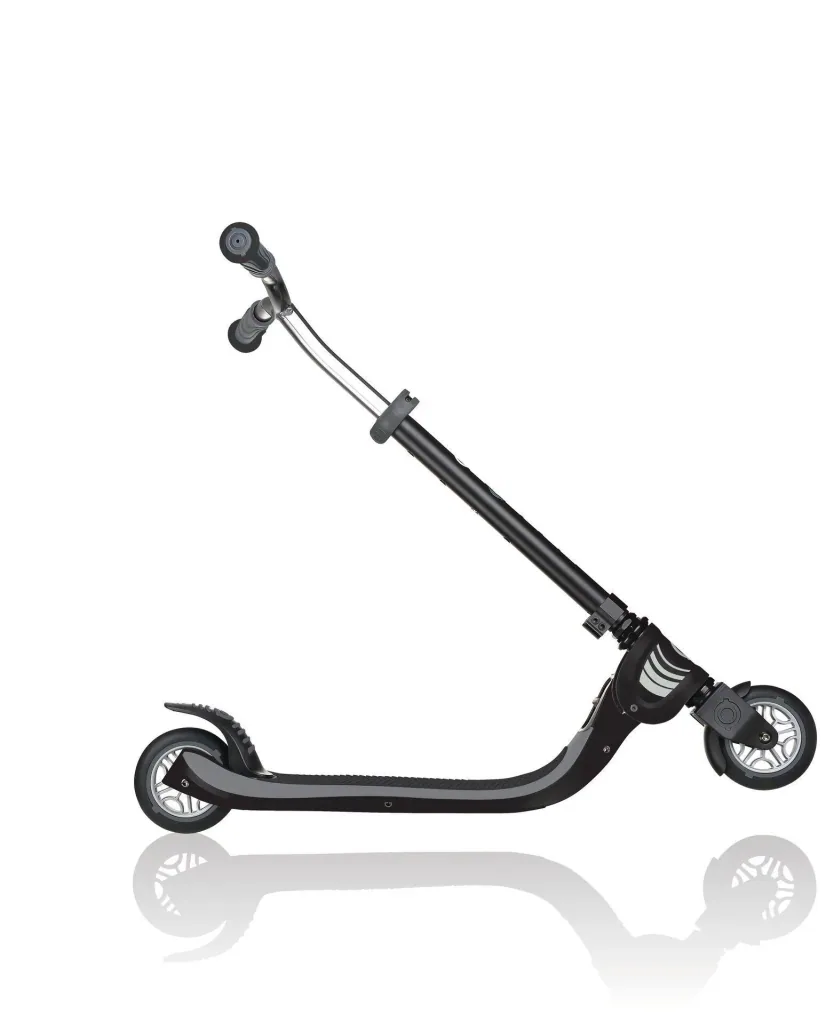 FLOW FOLDABLE 125   Tretroller, 125 mm, ABEC 5, höhenverstellbar, Klappmechanismus, schwarz-grau