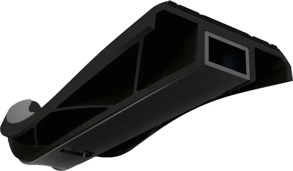 FLOW FOLDABLE 125   Tretroller, 125 mm, ABEC 5, höhenverstellbar, Klappmechanismus, schwarz-grau