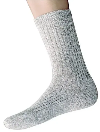 Norweger Socke 3er Pack, grau, Größe 43-45