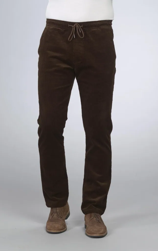 Schlupf Cordhose, Farbe dunkelbraun, Gr.28