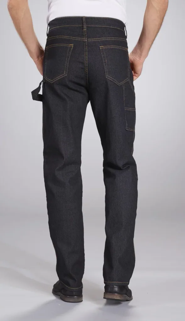 Stretch Workerjeans, Farbe schwarz, Gr.48