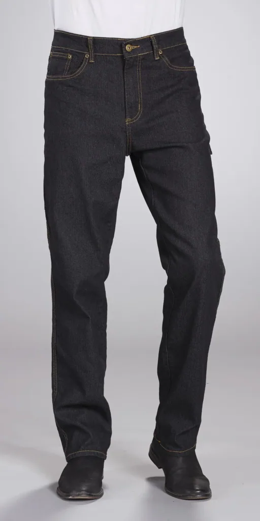 Stretch Workerjeans, Farbe schwarz, Gr.48