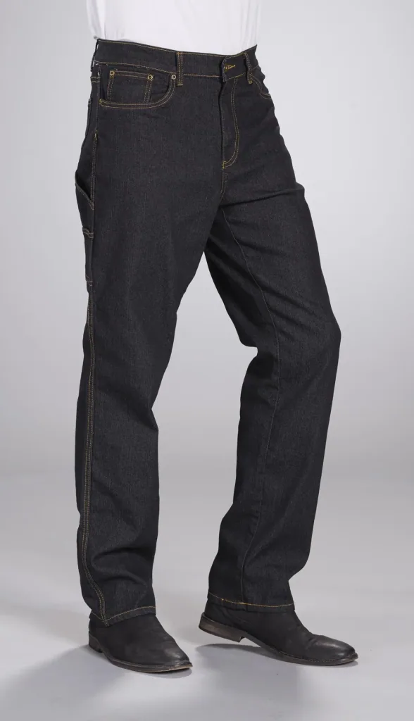 Stretch Workerjeans, Farbe schwarz, Gr.48