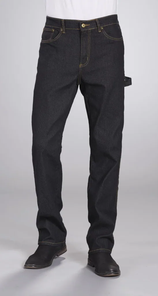 Stretch Workerjeans, Farbe schwarz, Gr.48