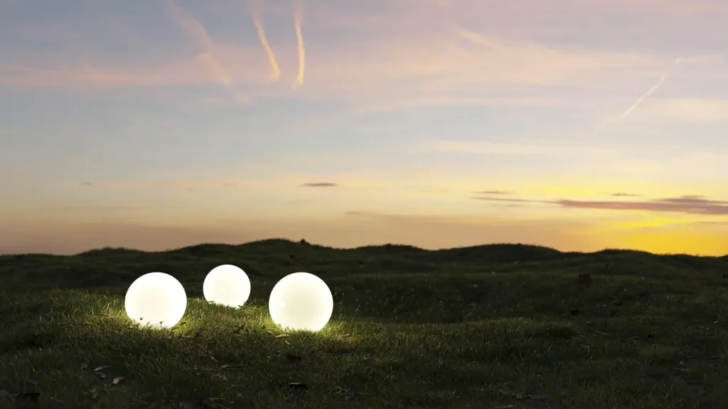 LED Solar-Kugellampe 15cm