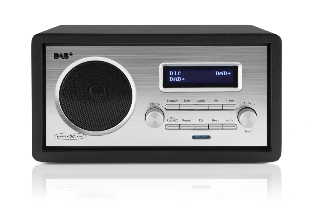 Retro DAB+ Radio in schwarz