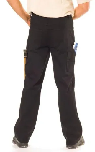 Stretch Workerjeans, Farbe schwarz, Gr.30