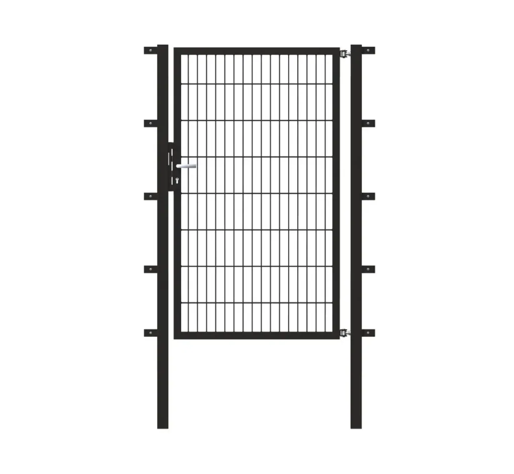 Einzeltor Flexo mit Zubehör, anthrazit/ Breite 200 cm, Höhe 100 cm
