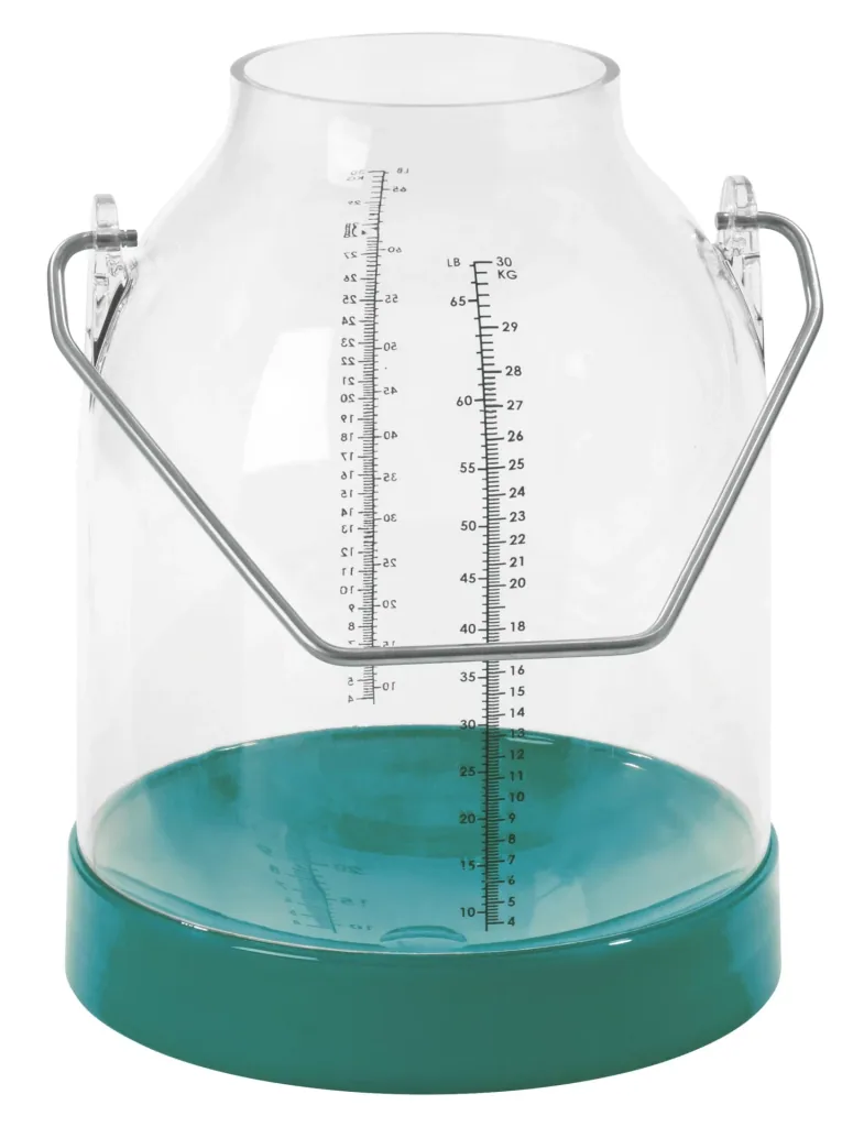 Melkeimer, 30 Liter, grün, Bügelhöhe 143 mm